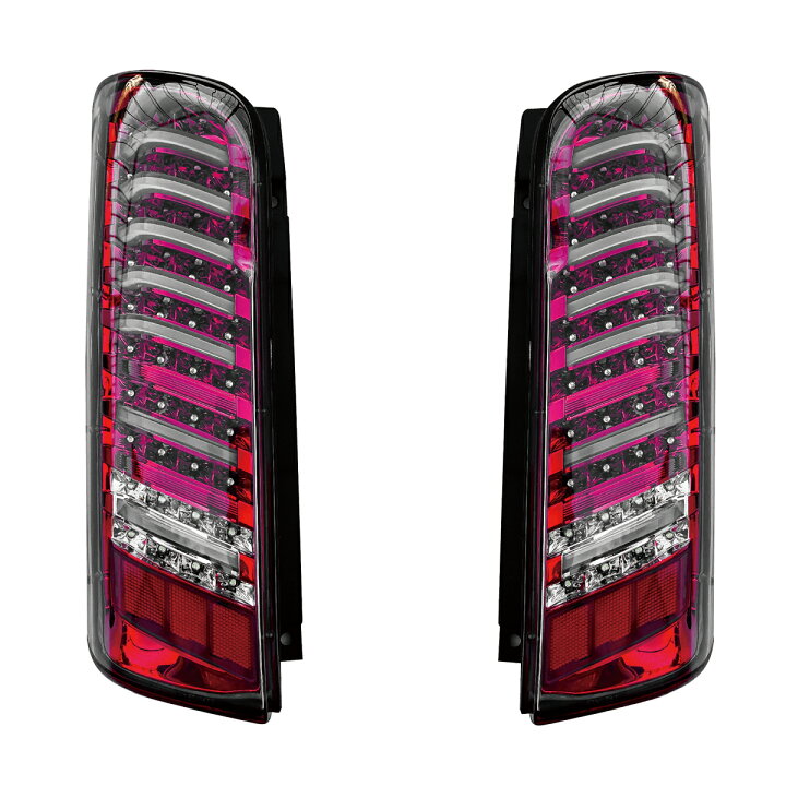 楽天市場】NV350 E26 LED テールランプ 左右セット レッド クリア 