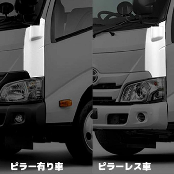 楽天市場】デュトロ エアループ 標準 フロント メッキ コーナーパネル 