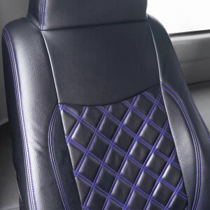 ハイゼットジャンボ ハイゼット ジャンボ シートカバー ブルーステッチ 運転席側 ステッチ ブルー 青 カスタム おしゃれ 農作業 汚れ防止 滑り防止 滑り止め S500P S510P ピクシス サンバー
