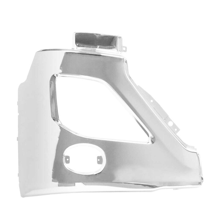 楽天市場】17クオン メッキ バンパー メッキバンパー 3分割セット 左  