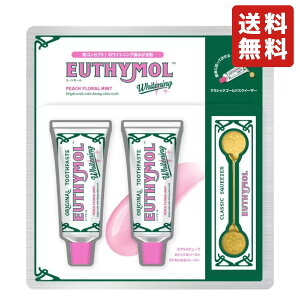 EUTHYMOL zCgjO p݂ s[`t[~g 106g x 2  oPA I[PA LPA zCgjO