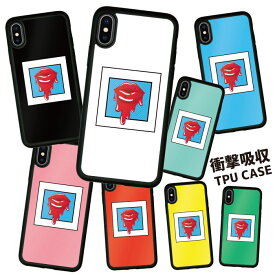 送料無料 耐衝撃 iPhoneケース スマホケース 携帯ケース 携帯カバー ハードケース スマホカバーケース シリコン 背面カード アクリル iphone15 iphone14 iphone13 iphone12 アイフォン 鏡 リップ 唇柄 化粧 コスメ 女子 GIRL XOXO ファッション イラスト