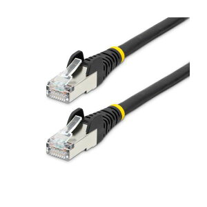 StarTech.com �J�e�S���[6A LAN�P�[�u�� 5m �u���b�N NLBK-5M-CAT6A-PATCH 1�{