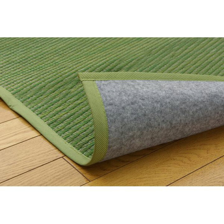 楽天市場】い草 花ござ/ラグマット 【グリーン 江戸間8畳 約348×352cm 