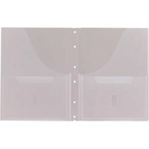 (まとめ)キングジム 取扱説明書ファイルポケット 2630 A4S 6穴【×10セット】