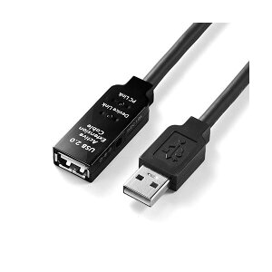 �T�����_�C���N�gUSB2.0�����P�[�u�� 50m �u���b�N 500-USB007-50 1�{