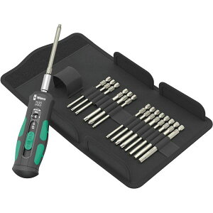 WERA ���F�� 16�_�g 1�^4DR Kraftform�N���t�g�t�H�[�� �X�s�[�h�g���N�����`2.0-6.0Nm�E�r�b�g�Z�b�g 075851