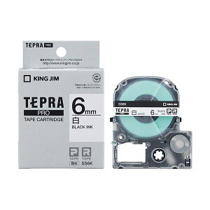 (�܂Ƃ�) KING JIM(�L���O�W��) �e�v��PRO�e�[�v�����x�� 6mm ������ KJ-SS6K �y×3�Z�b�g�z
