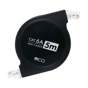 �i�J�o���V �~���V�J�e�S���[6A�������LAN�P�[�u�� �u���b�N 5m MUL-CA605�^BK 1��