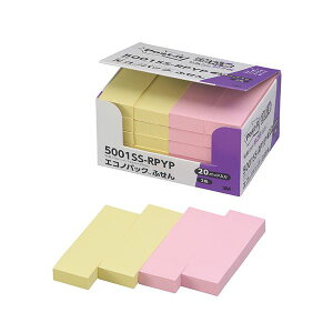 3M Post-it �|�X�g�C�b�g �G�R�m�p�b�N���S���t� �p�X�e���J���[ Y�^P 3M-5001SS-RPYP