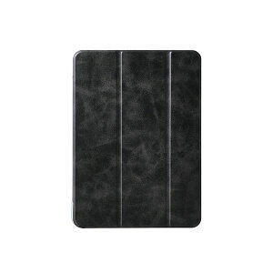 �G���R�� 11�C���`iPad Air(M3/M2) �t���b�v�P�[�X ���^�y�� �w�ʃN���A 2�A���O�� �u���b�N TB-A25MWVBK