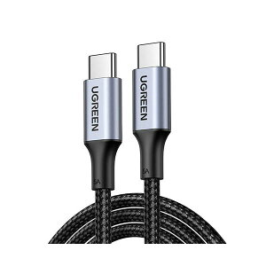 i܂Ƃ߁j [O[ USB-C to USB-C P[u 100W 1m ubN 70427 1{ y×2Zbgz