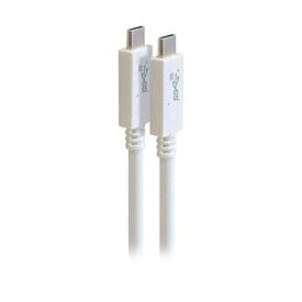 IOデータ IO DATA ゴッパ USB3.2 Gen2×2 Power Delivery対応 TypeCケーブル 1m ホワイト GP-CCU325A10M/W