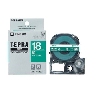 KING JIM(�L���O�W��) �e�v��PRO�e�[�v�r�r�b�h 18mm �� KJ-SD18G