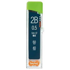 �i�܂Ƃ߁j TANOSEE �V���[�v SHARP�֐c 0.5mm 2B 1�i40�{�j �y×20�Z�b�g�z
