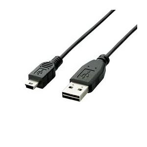 (�܂Ƃ�)�G���R�� ���ʑ}��USB�P�[�u��(A-miniB) U2C-DMB02BK�y×10�Z�b�g�z