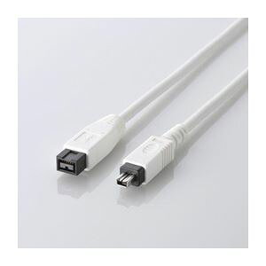 �i�܂Ƃ߁j�G���R�� FireWire�P�[�u���i9�s��-4�s���j IE-941WH�y×2�Z�b�g�z