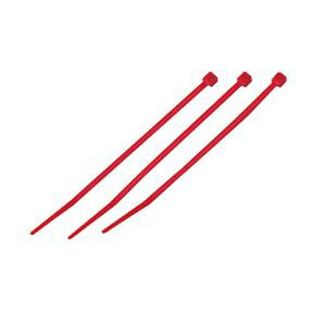 �i�܂Ƃ߁j�����o���h �P�[�u���^�C�i�J���[�j �y����250mm/100�{��×10�Z�b�g�z ���b�h(��) �}�[�x�� MCT-250RD