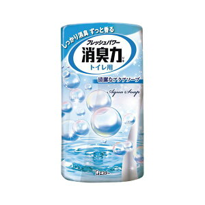 (まとめ) エステー トイレの消臭力 トイレの消臭力 アクアソープ 1個入 【×5セット】