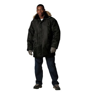 ROTHCO�i���X�R�j N-3B�~���^���[�W���P�b�g ROGT9394 �u���b�N L