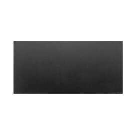 高級PVCレザー デスクマット 【01：ブラック】 620×300mm カット可 日本製 〔DIY素材 背景 クラフト用品〕