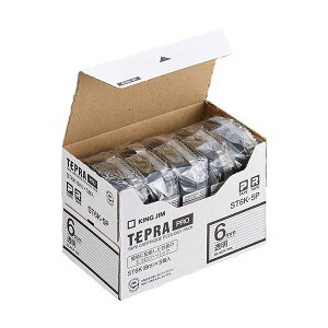 �L���O�W��(KING JIM) �e�v��PRO�e�[�v�G�R�p�b�N 6mm �������x�� 5�� ST6K-5P