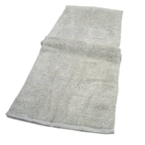バスタオル卒業宣言 パールグレー4枚セット 33×100cm ロングフェイスタオル