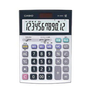 カシオ 本格実務電卓 日数&時間計算 12桁 デスクタイプ DS-20DC-N 1台
