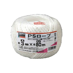 (�܂Ƃ�) TRUSCO PS���[�v 3mm×80m TPS-380 1�� �y×30�Z�b�g�z