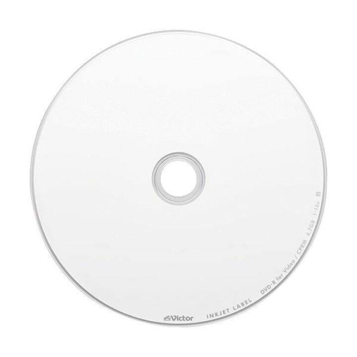 まとめ JVC 1パック 5mmスリムケース 10枚 120分1-16倍速 VHR12JP10J1 ホワイトワイドプリンタブル 録画用DVD-R  96％以上節約 録画用DVD-R