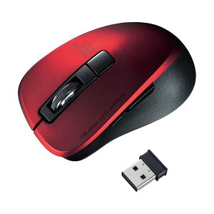 �T�����T�v���C �É����C�����X�u���[LED�}�E�X(5�{�^��) ���b�h MA-WBL153R 1��