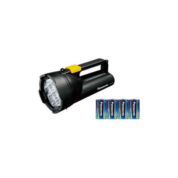 まとめ）パナソニック LED懐中電灯 乾電池エボルタNEO単1形2本付 BF-BG41K-W 1個 通販 