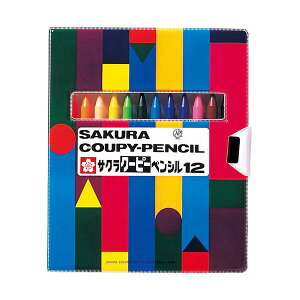 (まとめ)サクラクレパス クーピーペンシル12色(ソフトケース入)FY12R1 1パック【×10セット】