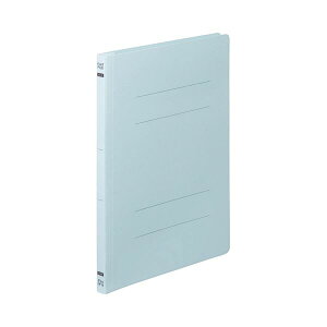 TANOSEE フラットファイルE(エコノミー) A4タテ 150枚収容 背幅18mm ブルー 1セット(600冊:10冊×60パック)