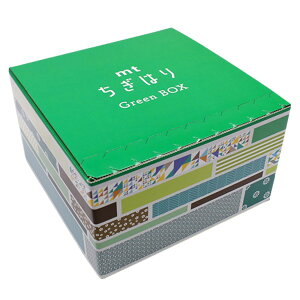 mt�����͂� �}�X�L���O�e�[�v Green�i�O���[���j BOX MTWBOX03
