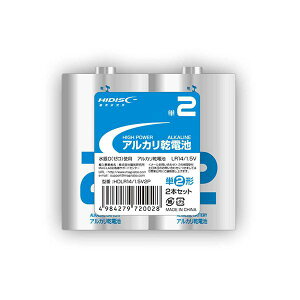 �i�܂Ƃ߁jHIDISC �A���J�����d�r �P2�`2�{�p�b�N �y×50�Z�b�g�z HDLR14/1.5V2PX50