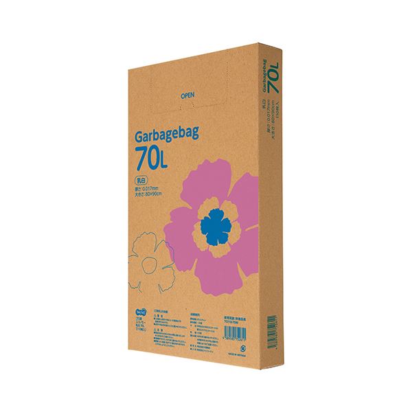 楽天市場】（まとめ）TANOSEE ゴミ袋エコノミー乳白半透明 70L BOX