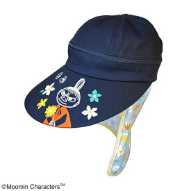 【保育士さん】【紫外線対策】ムーミン 3WAYつば広帽子 リトルミイネイビー