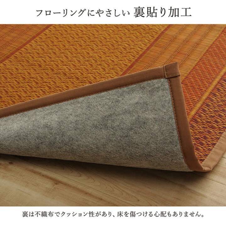 楽天市場】い草 廊下敷き/ラグマット 【約80×540cm ネイビー】 日本製 