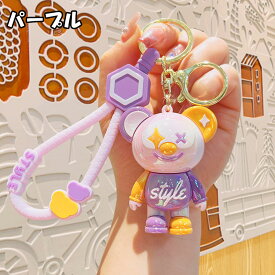 キーホルダー ピエロ くま 韓国雑貨 かわいい ベア キーチェーン クリスタル 携帯ストラップ キーリング 飾り雑貨 小物 フィギュア プレゼント 景品 キャラクター 学生 おしゃれ 誕生日 かばん カギ 人気 動物 韓流雑貨 ポッポ バッグチャーム