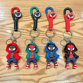 キーホルダー スパイダーマン 韓国雑貨 かっこいい マーベル ヒーローズキーチェーン 携帯 ストラップ キーリング 雑貨 小物 フィギュア プレゼント 景品 キャラクター 学生 おしゃれ 誕生日 かばん カギ 人気 プチギフト Marvel グッズ