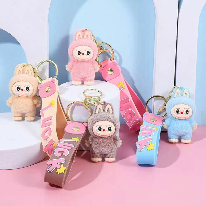 楽天市場】ラブブ キーホルダー かわいい キャラクター LUCK 