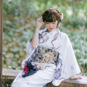 白 浴衣 中学生 高校生 可愛い 浴衣 160 大人 レディース ゆかた セット 浴衣 女性 葡萄 花柄 お洒落 優雅 グレープ 大人っぽい 作り帯 大きいサイズ 大きめ ジュニア 女子会 紅葉狩り 花火大会