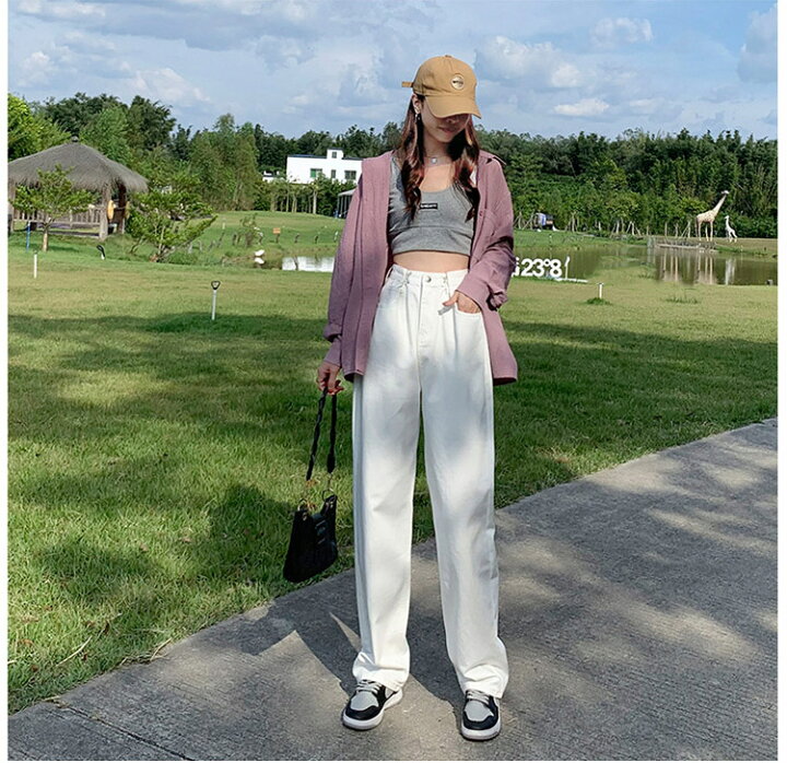 楽天市場】kpop衣装 白パンツ パンツ デニムパンツ へそ出し ダンス  