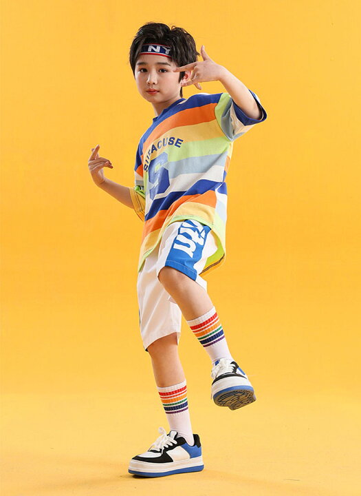 KSEA142子供服 セットアップ トップス ショートパンツ 2点セット 夏