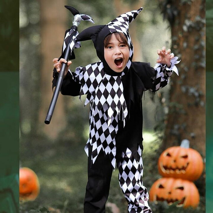 楽天市場】ハロウィン 仮装 ピエロ コスプレ 衣装 子供 コスチューム 