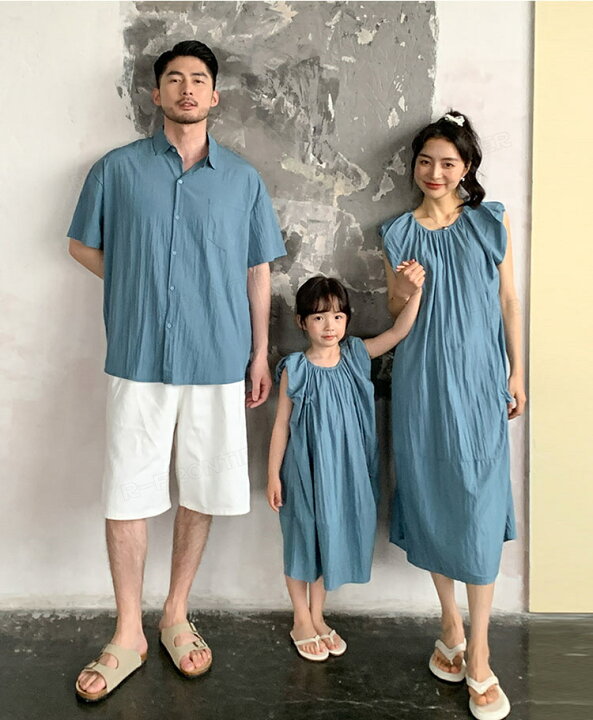 楽天市場】リンクコーデ 親子 セット 夏 親子ペア ワンピース 半袖 
