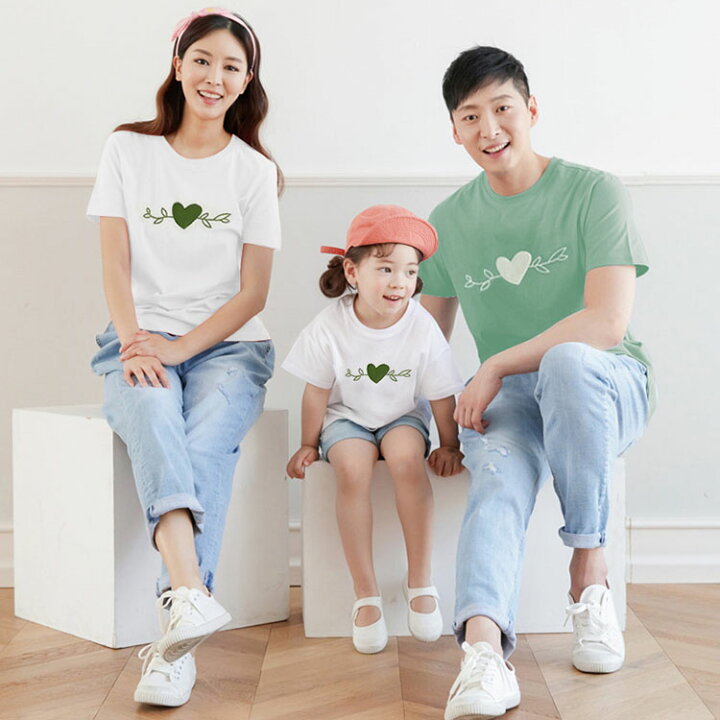 楽天市場】親子 ペアルック 夏 親子 ペアtシャツ リンクコーデ 親子 