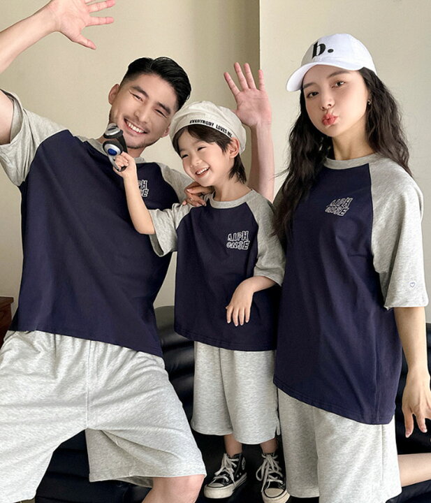 楽天市場】リンクコーデ 親子 セット tシャツ 半袖 親子ペアルック 