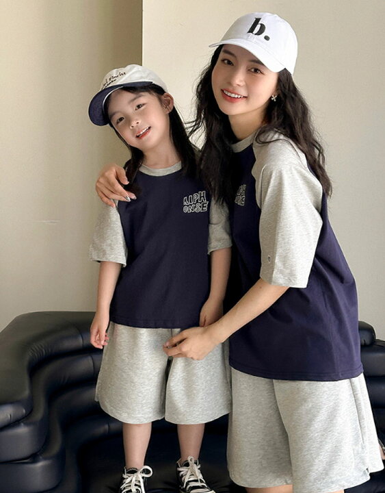 楽天市場】リンクコーデ 親子 セット tシャツ 半袖 親子 ペアルック 